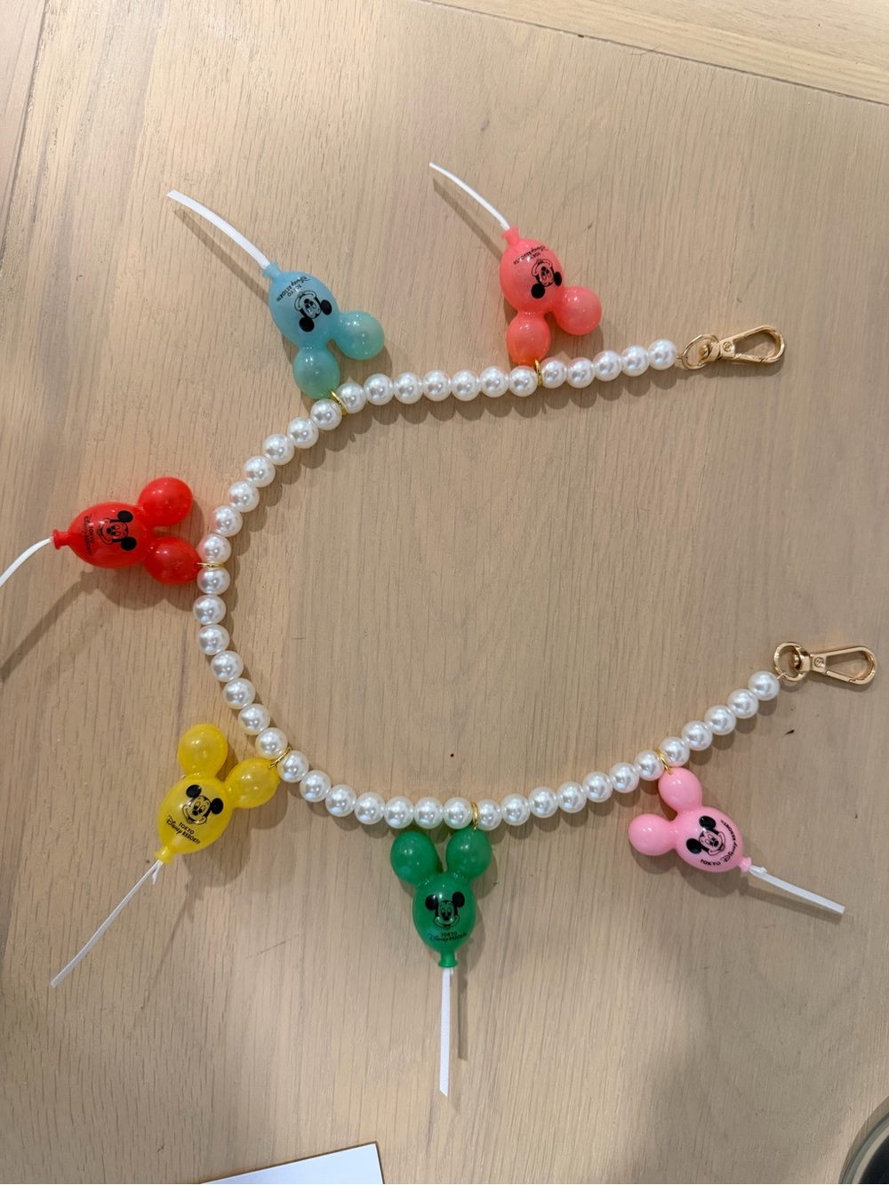 Disney small shop bag charm chain